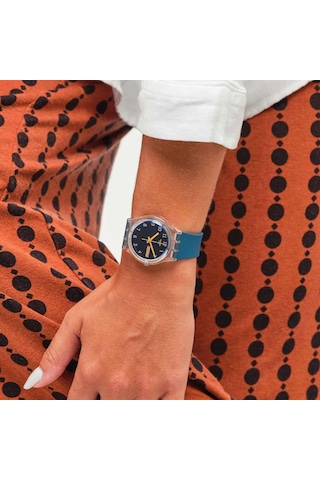 Swatch Blue Away So28k700 Kol Saati Şeffaf