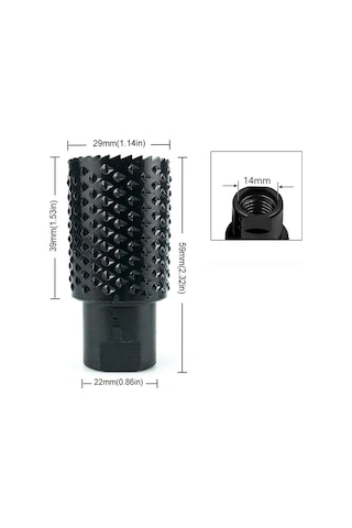 Merttools Ahşap Yontma Ve Şekillendirme Aparatı 29 Mm Taşlama Makinesi Törpü Ucu