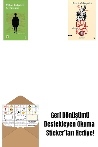 Everest Açıkhava 12 - Şeytanname + Üstat İle Margarita + Okuma Sticker'ları