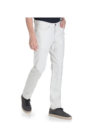 Hatemoğlu Taş Regular Fit Pamuklu 5 Cep Kanvas Pantolon 35337 Taş