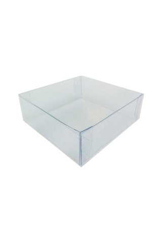 Şeffaf Asetat Kutu 10 Adet 8x8x3 Cm