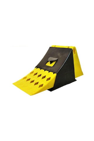 Kamyon Tır Römork Dorse Tekerlek Takozu Büyük Sarı Aparatlı