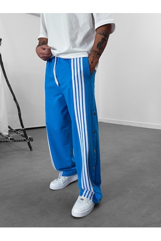 Cocopelli Şeritli Mavi Erkek Baggy Pantolon Coc1061 Mavi