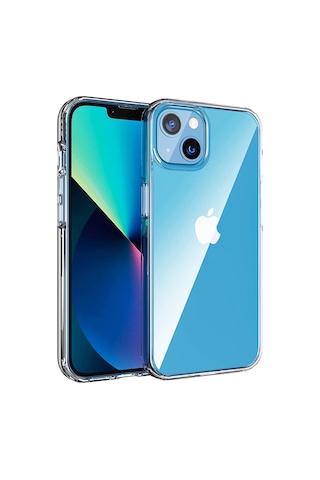 Apple Uyumlu iPhone 13 Kilif 6.1 Inch Seffaf Süper Silikon Kamera Korumali 516040588