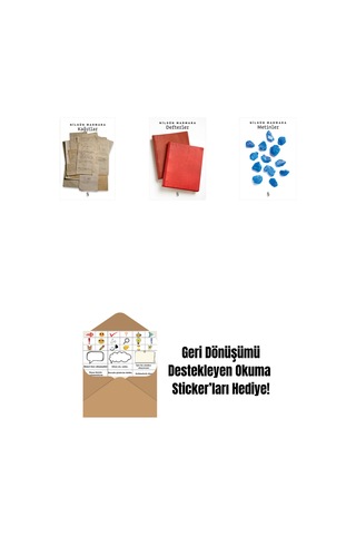 Kağıtlar + Defterler + Metinler + Okuma Sticker'ları