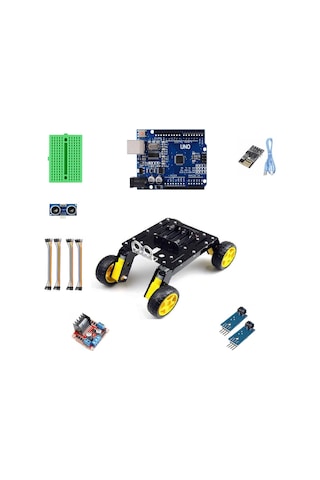 JSumo Emes Robotik 4 X 4 Rover Arazi Robotu Seti