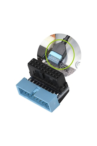 Ancheyn Usb 3.0 19 20 Pin Dişi Erkek 90 Derece Yön Değiştirme Uzatma Adaptörü 2 Adet 4976 Sku: Smg8690010128713