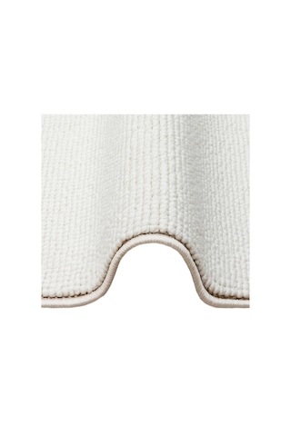 Hoom Rugs Helsinki Plain White Polyester Modern İskandinav Halı Beyaz