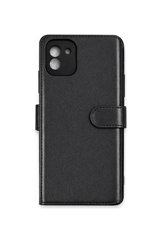 Newface Samsung Galaxy Uyumlu A03 Core Kılıf Trend S Plus Kapaklı Kılıf Semeglbl - 33 - Siyah
