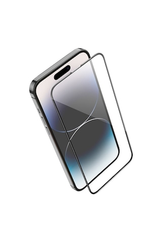 Hoco Apple Uyumlu iPhone 15 Pro Max 5d Kırılmaz Cam Ekran Koruyucu 10 Adet Se