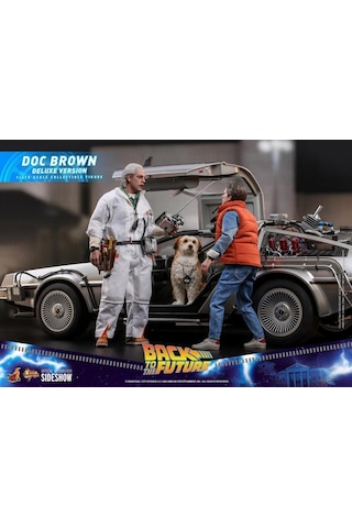 Hot Toys Doc Brown Deluxe Version Sixth Scale Figure - 909291 - Mms610 - Back To The Future / Bttf Movie