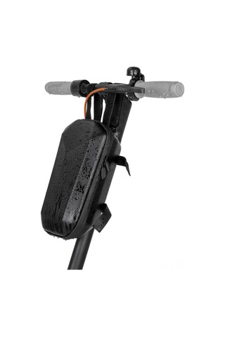 Moveevo Siyah 4l Eva Su Geçirmez Elektrikli Kaykay Çanta, Bisiklet Ön Cep, Hafif Pratik Depolama Çantası Siyah