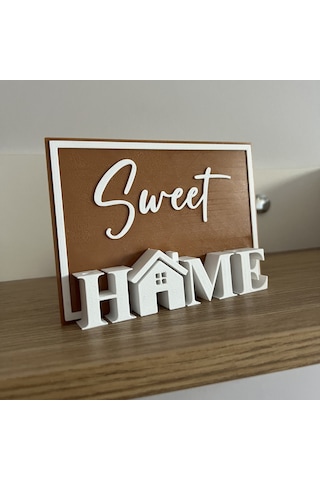 Sweet Home 3d Yazılı Dekoratif Masa Üstü Tablo - 14x10 Cm