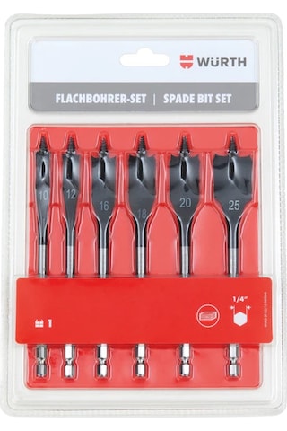 Würth Ahşap Oyma Matkap Ucu Seti (6 Parça)