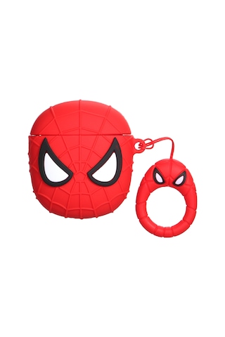 Youmex Airpod 1/2 Şarj Kutusu Koruması - Spiderman 3d Kartoon Desenli, Taşınabilir Ve Dayanıklı Silikon+plastik Kapak Diğer
