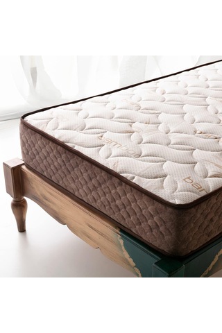 Heyner Opalin 130x190 Sea Shell Coffee Bamboo Tek Kişilik Yaylı Yatak 130 190 Ortopedik Tek Kişilik Yatak Diğer