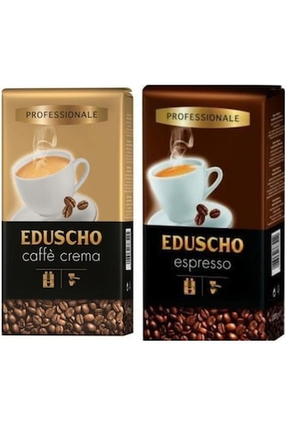 Tchibo Eduscho Espresso Prof. Çekirdek Kahve 1 KG +  Eduscho Caffe Crema Prof. Kahve 1 KG