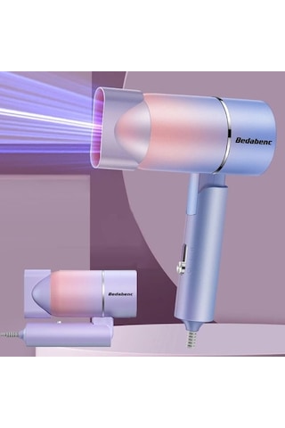 Joyhub 220v 750w Katlanır Saç Kurutma Makinesi Sıcak Hava Anyon Saç Bakımı Ev Mini Seyahat Saç Kurutma Makinesi Fön Makinesi Taşınabilir Secador De Cabelo K9c409