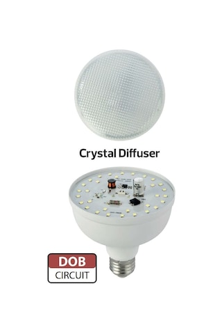 Horoz 50 Watt Crystal Led Ampul Beyaz Beyaz