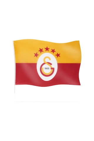 Galatasaray 5 Yıldızlı Klasik Elde Sallama Bayrak 50x75cm U251387