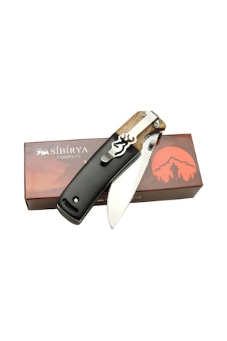 Sibirya Brow Kamp Çakı Marka:sibirya Ürün Kodu: S-2101 17,5 Cm Senalstore Siyah