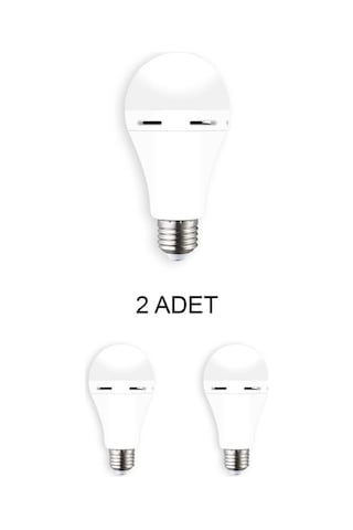 Cata Ct-4229 Şarjlı Led Ampul Beyaz 9w 2 Adet Cata Ct-4229 Şarjlı Led Ampul Beyaz 9w 2 Adet