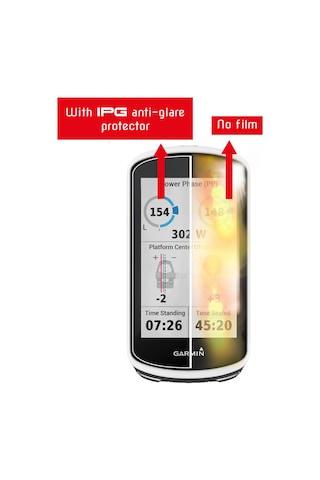 Ipg Garmin Edge 1030 için Ekran Koruyucu 2X Şeffaf