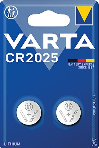 Varta Düğme Pil Lityum 2'li Cr2025 Varta Düğme Pil Lityum 2'li Cr2025