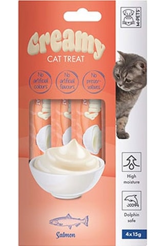 M-pets Somonlu Krema Kedi Ödül Maması 4x15 Gr 244-30037.01