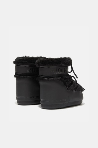 Moon Boot Icon Low Faux Fur Optical Kadın Bot 80d1409390 Siyah