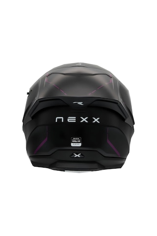 Nexx Y.100R React Kapalı Motosiklet Kaskı Mor S