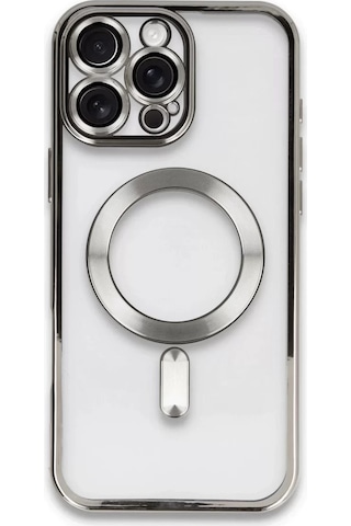 Apple Uyumlu Apple iPhone 16 Pro Max Kılıf Kross Magneticsafe Kapak - Titan Gri -