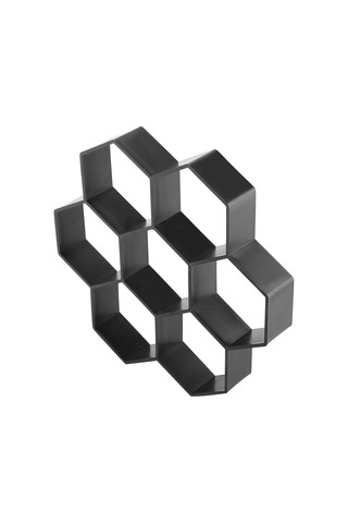 Kosona Hexagon Desenli Bahçe Yol Formu - Pp Malzeme, 1600 Kullanıma Dayanıklı, Beton Yolluk Ve Patio Dıy Oluşturucu