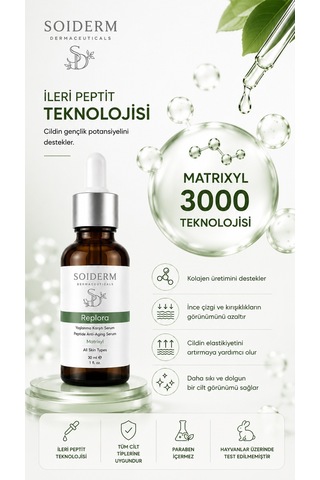 Soiderm Replora Matrixyl Yaşlanma Karşıtı Serum 30 ML