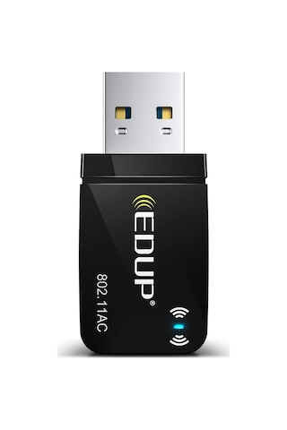 Edup Ac 1300 Mbit/s Usb Wlan Adaptörü, Çift Bant Wifi Stick 2.4g/5ghz Usb3.0 Adaptör Kablosuz Ağ Alıcısı Wifi Do