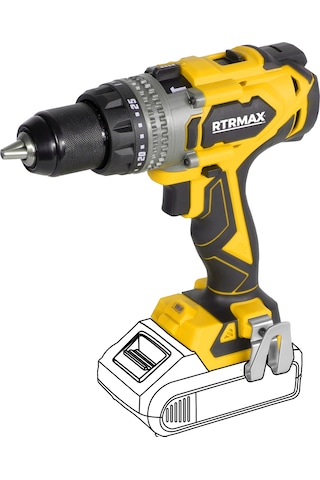 Rtrmax RTX3020B Akülü Solo Darbeli Matkap150 NM