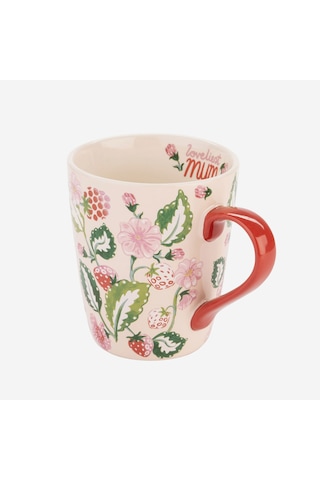 Lovliest Mum Kırmızı Stoneware Kupa 375 Ml