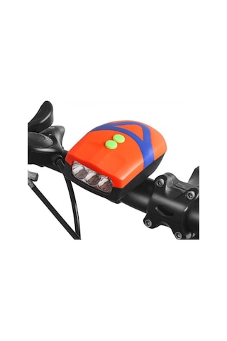 Zhltools Ledli Bisiklet Kornası Turuncu
