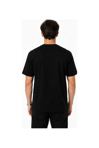 Tommy Life Erkek Siyah Bisiklet Yaka Tişört 88445