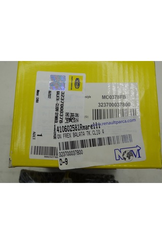 Marelli 410602581R Clio 4 Ön Fren Balata Takımı