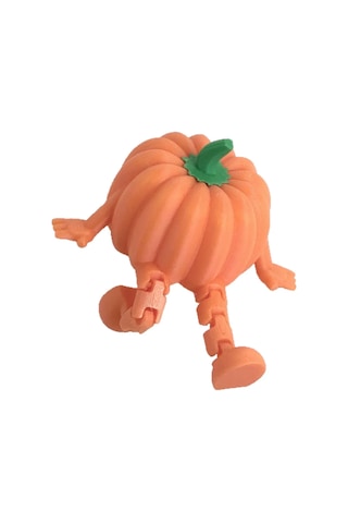 Yifomall Halloween Kabak Figürü: 3d Baskı, Hareketli Eklemli, Masal Karakteri, Ofis/ev Dekorasyonu