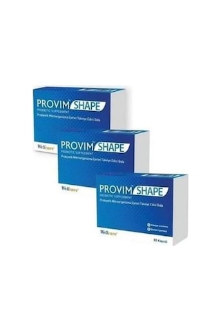 Wellcare Provim Shape 30 Kapsül 3'lü Wellcare Provim Shape 30 Kapsül 3'lü