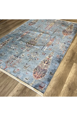 Eko Halı Antique Atk 09 Aqua Yıkanabilir Makina Halısı