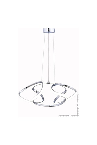 Napoli Büyük Krom Avize Krom