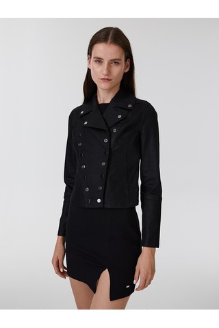 Slim Fit Kadın Ceket Siyah
