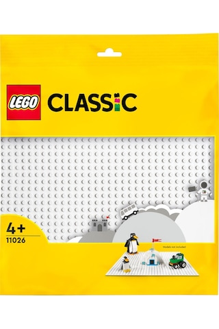 LEGO® Classic Beyaz Plaka 11026 - 4 Yaş ve Üzeri LEGO Severler için Açık Uçlu Yaratıcı Yapım Seti (1 Parça)