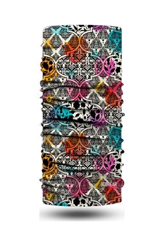 Bobrear Renkli Osmanlı Desenli Çok Amaçlı Buff Bandana Boyunluk Maske -
