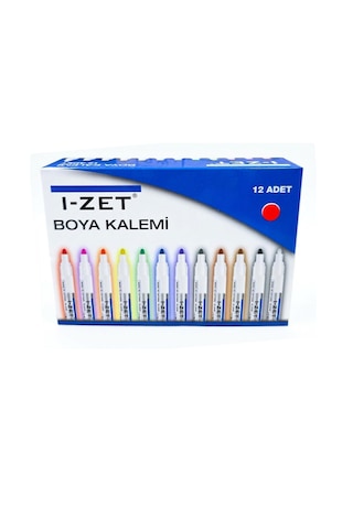 I-zet Paint Marker Kalem Kırmızı 12 Adet