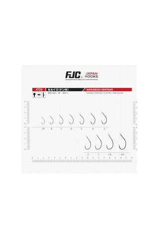 Fjc 4729 No:1 Maruseigo Kentsuki Black Nikel Olta İğnesi 12 Adet