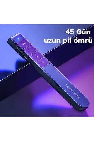 Sunum Kalemi Lazerli Uzaktan Kumanda Sunum Kalemi 45 Gün Şarj Süresi Tüm Sistemler İle Uyumlu